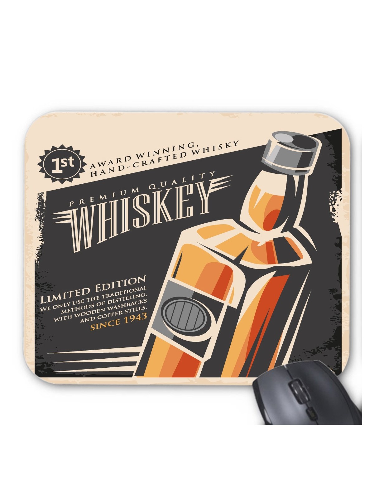 Tapis de souris whisky