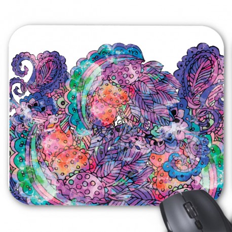 Tapis de souris art violet