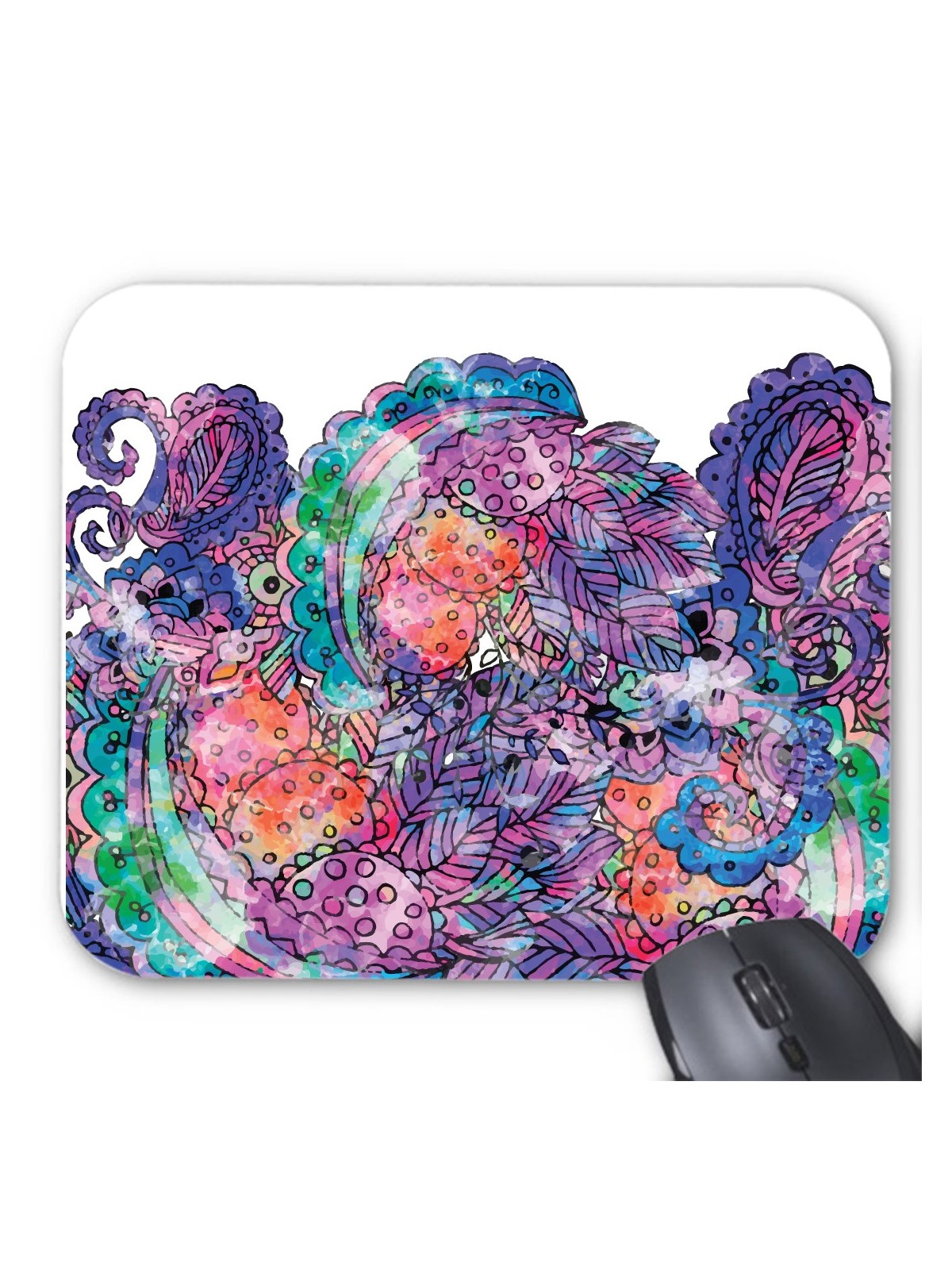 Tapis de souris art violet