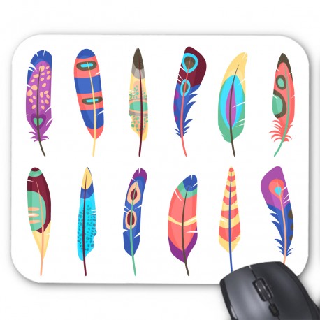 Tapis de souris plumes 