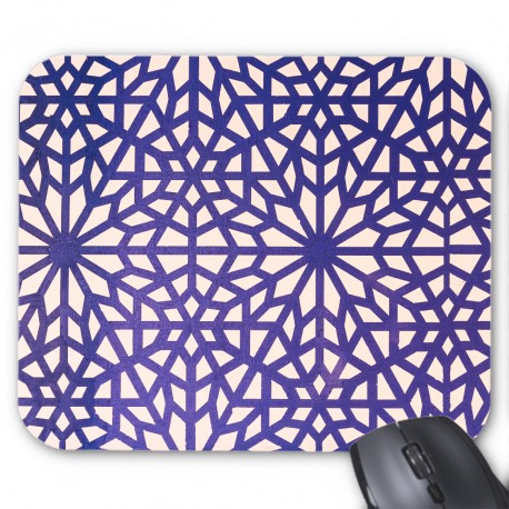 Tapis de souris motif mosaÃ¯que violet