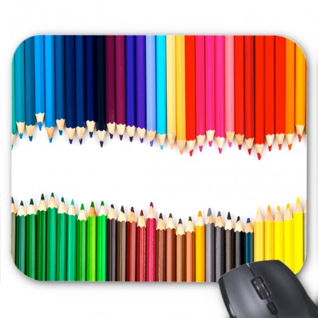 Tapis de souris crayon de couleur