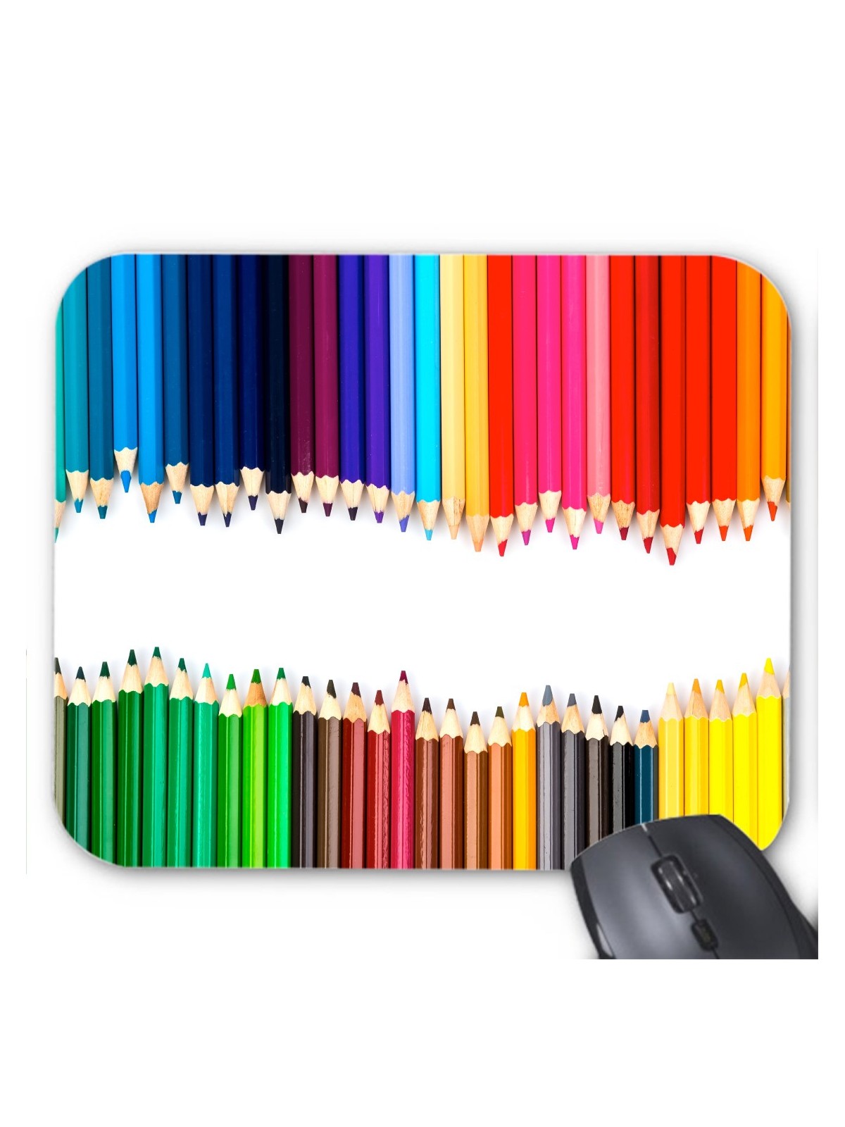 Tapis de souris crayon de couleur