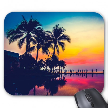 Tapis de souris coucher de soleil  