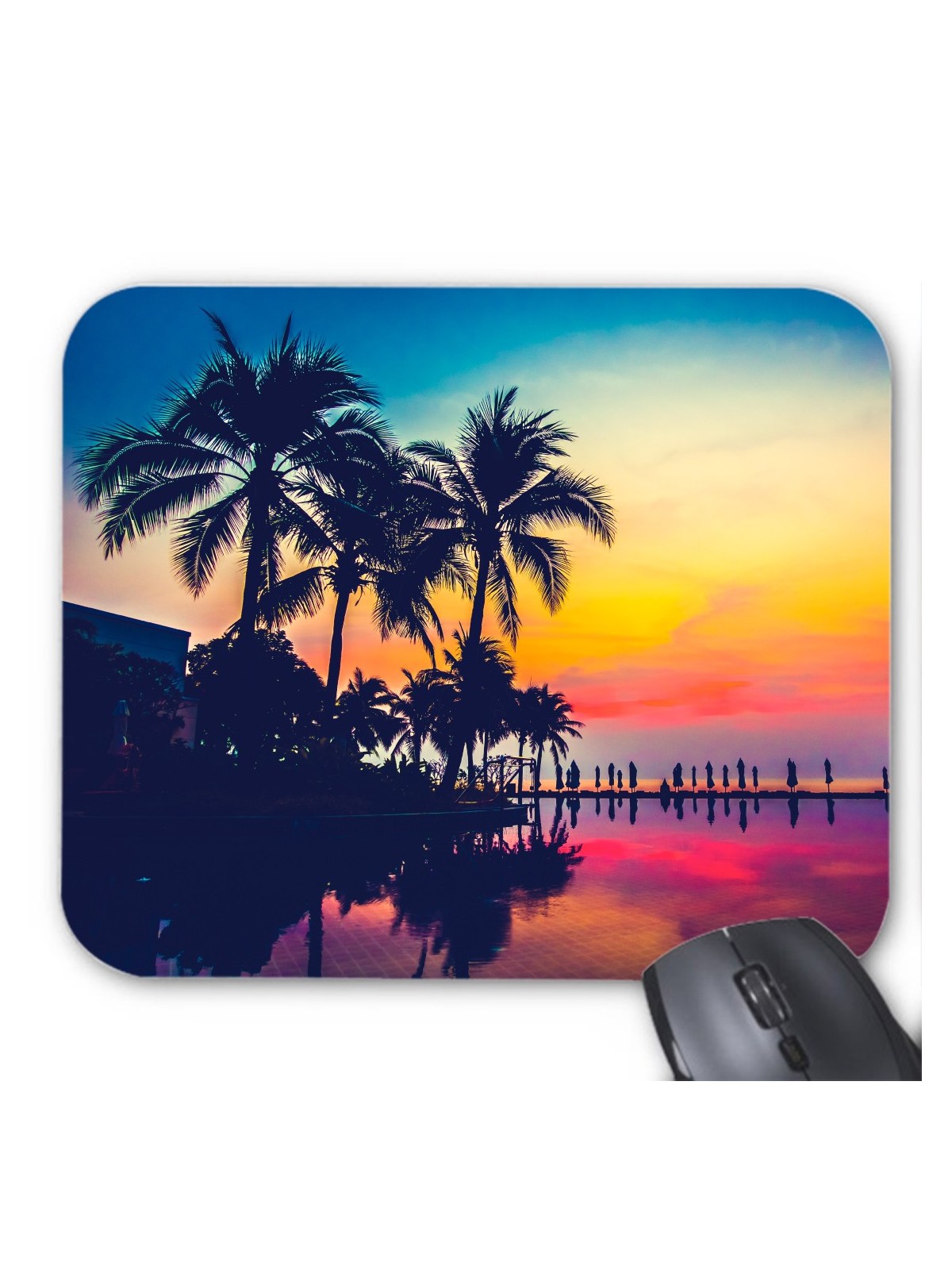 Tapis de souris coucher de soleil  