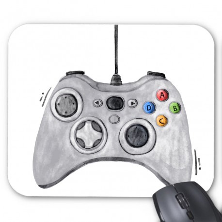 Tapis de souris console jeux video