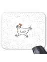 Tapis de souris poule