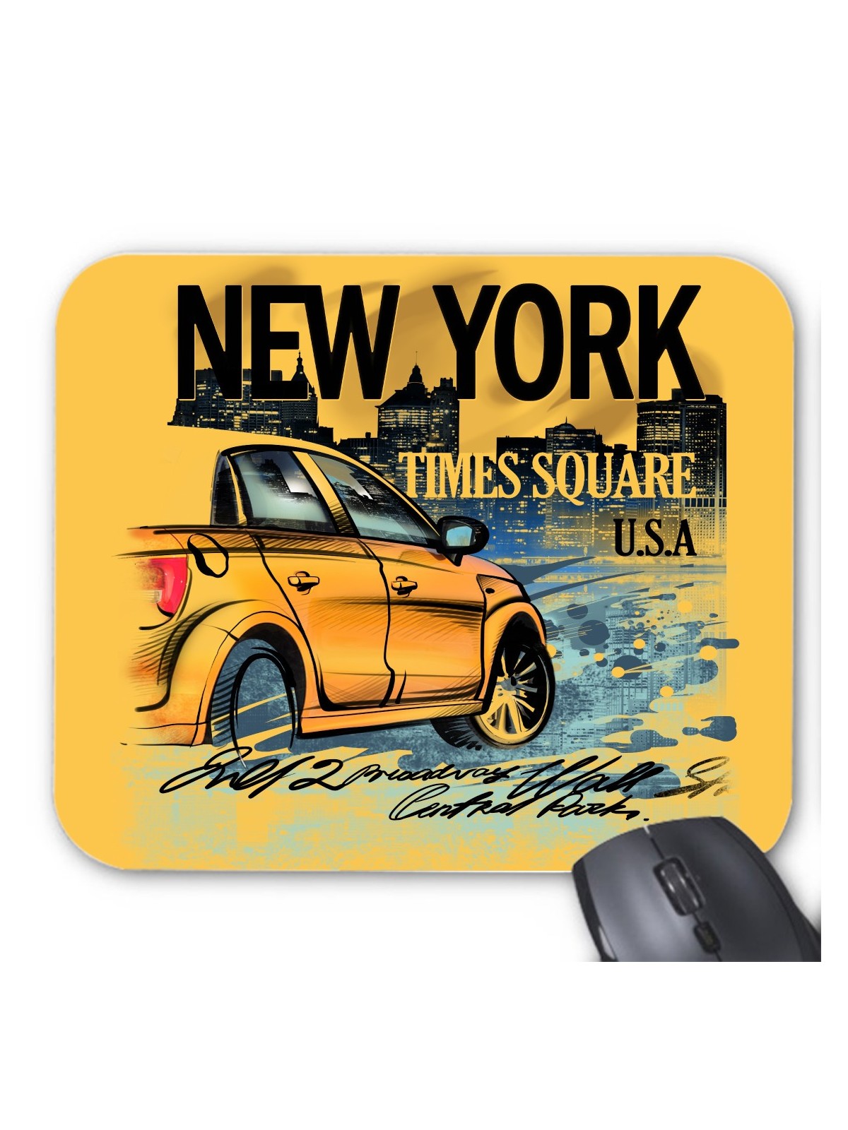 Tapis de souris taxi new york