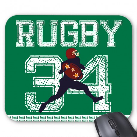 Tapis de souris rugby