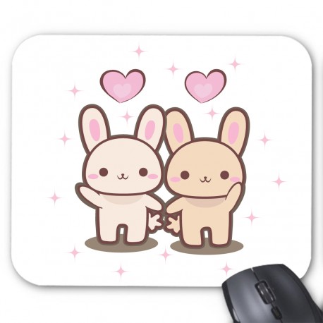 Tapis de souris lapin cute