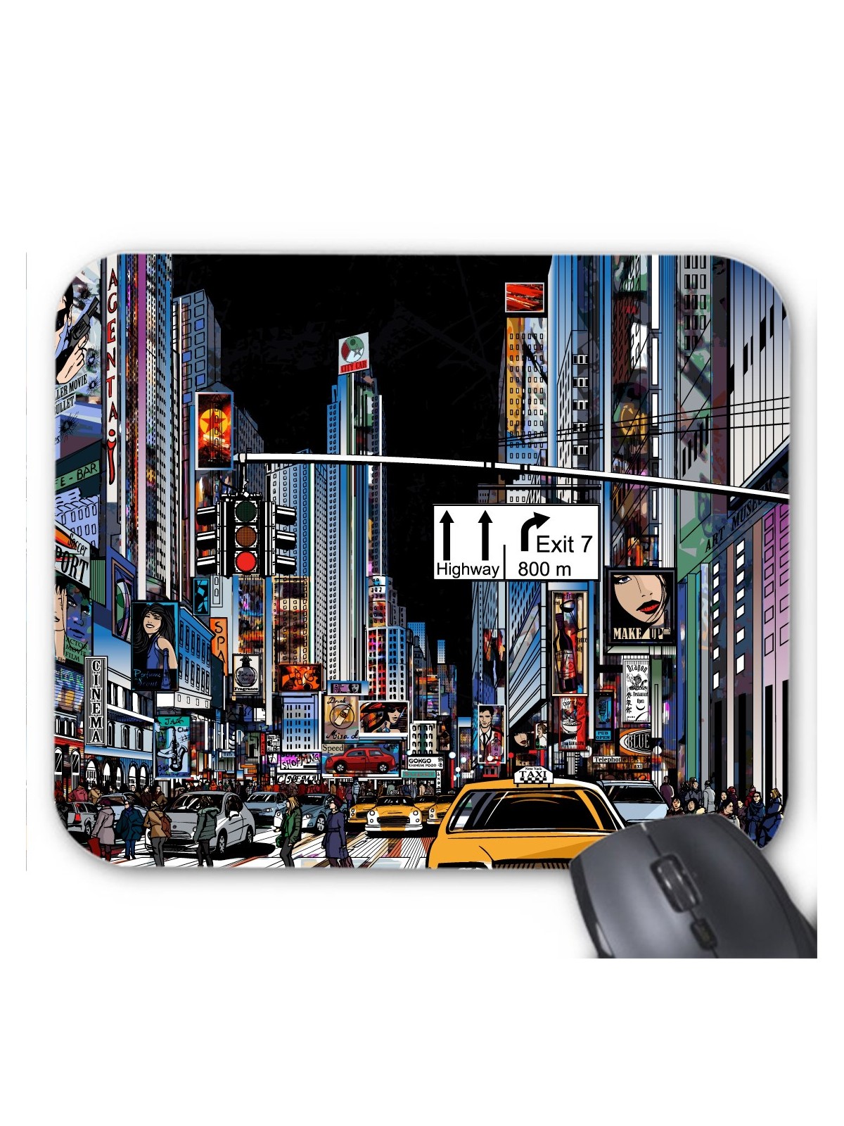 Tapis de souris illustration BD newyork