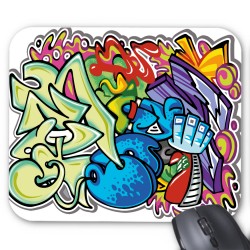 Tapis de souris graff