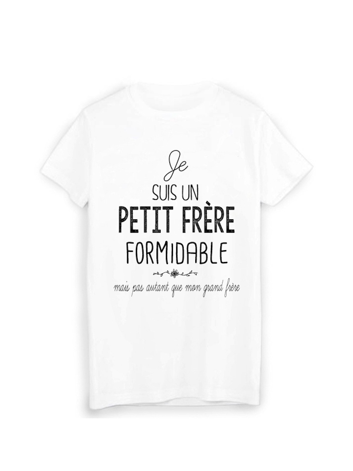 T-Shirt  Je suis un petit frere formidable humour