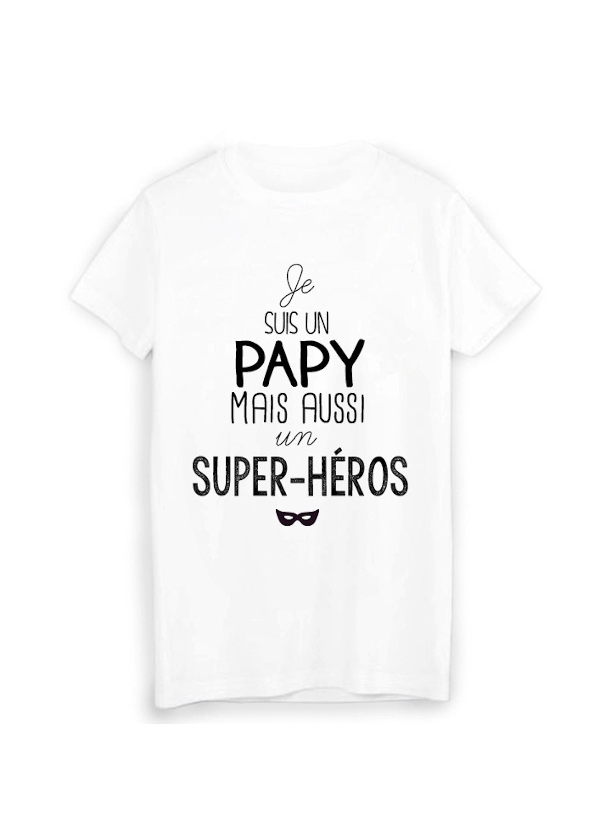 T-Shirt citation Je suis un papy super hÃ©ros