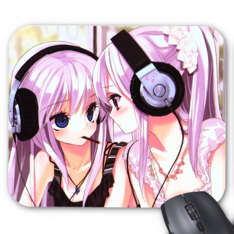 Tapis de souris manga musique ref  3432