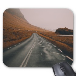 Tapis de souris sur la route