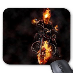 Tapis de souris  squelette moto feu dark ref 3496