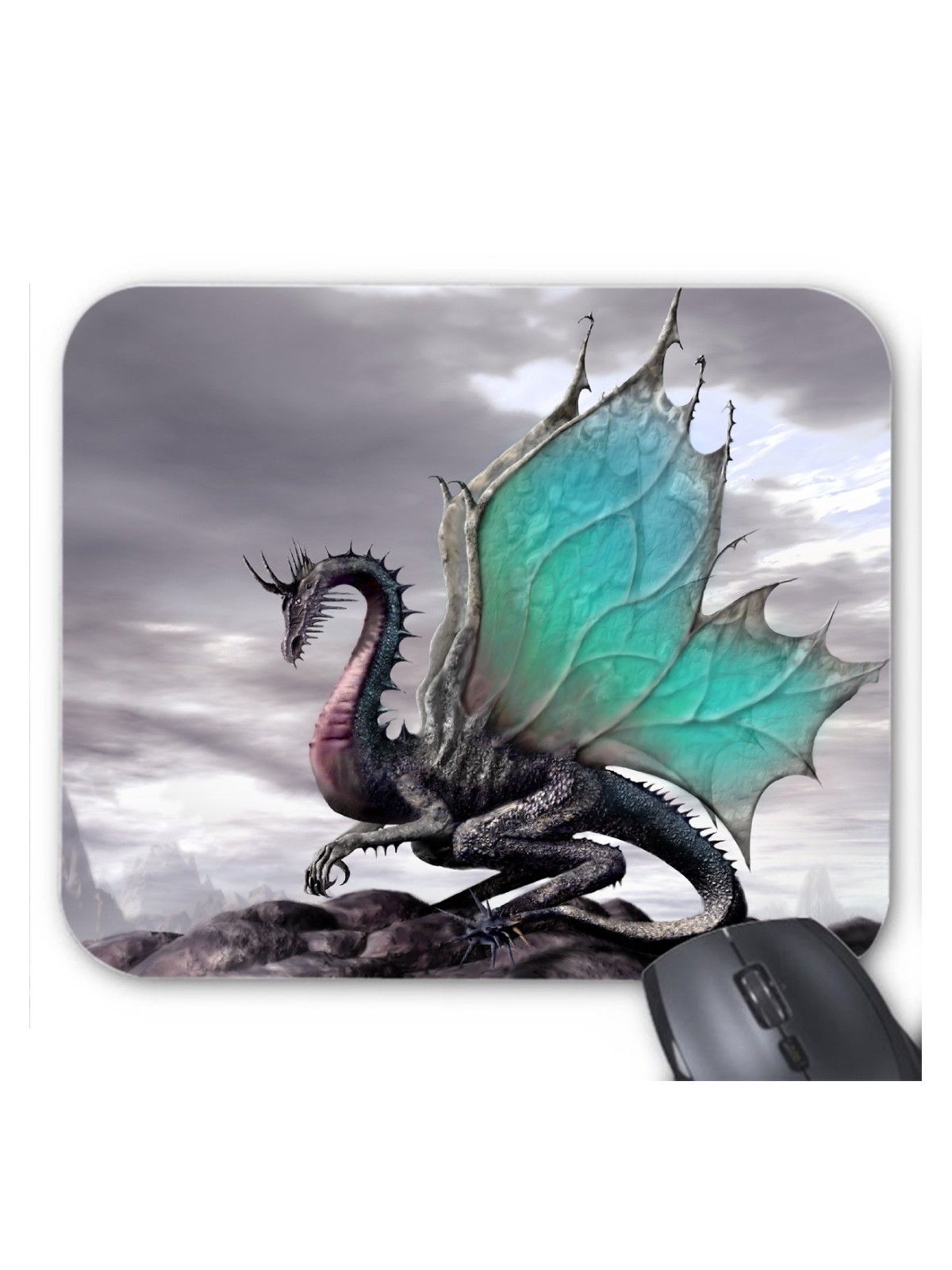 Tapis de souris Dragon aile dark ref 3498