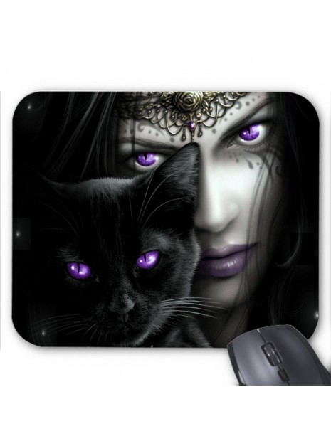 Tapis De Souris Princesse Chat Fantasy Dark