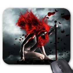 Tapis de souris femme guerriÃ¨re dark rÃ©f 3519