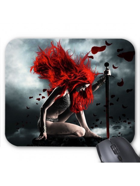 Tapis De Souris Femme Guerriere Dark