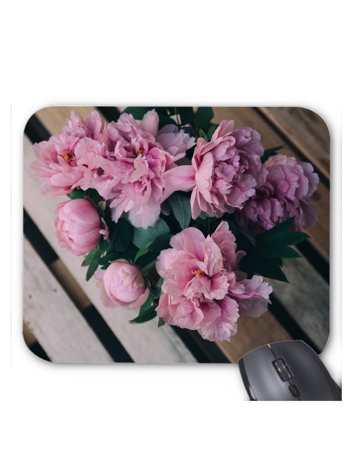 Tapis de souris Fleurs Roses rÃ©f 3570