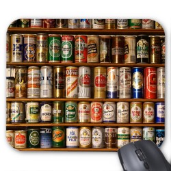 Tapis de souris CANETTES biÃ¨res rÃ©f 3578