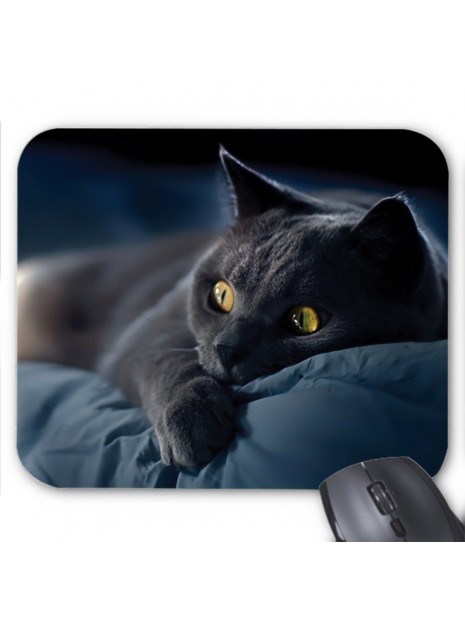 Tapis De Souris Chat Noir