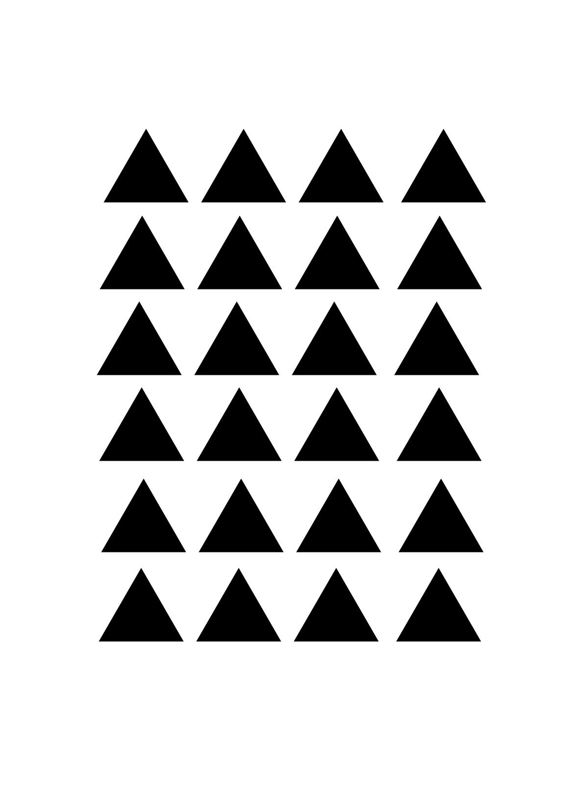 Stickers Autocollants dÃ©co Planche A3 Triangles rÃ©f 32
