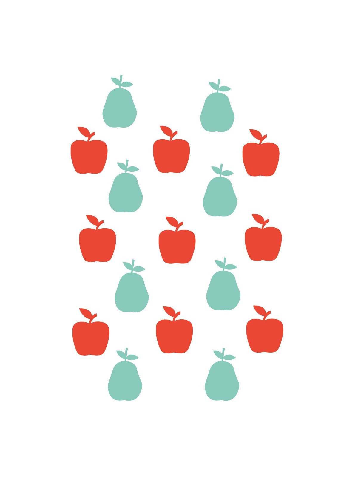 Stickers Autocollants enfant dÃ©co Planche A3 Fruits pommes rÃ©f 149