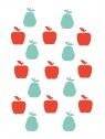 Stickers Autocollants enfant dÃ©co Planche A3 Fruits pommes rÃ©f 149