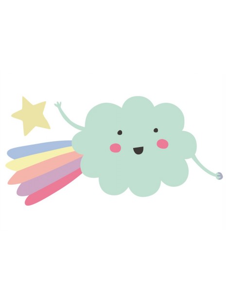 Stickers Autocollant Enfant Deco Bebe Nuages