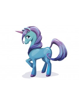 Stickers Autocollants enfant déco Licorne réf 41