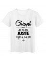 T-Shirt citation chiant moi !? je suis juste le fils de mon pere