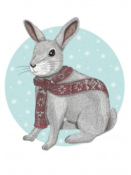 Stickers Autocollants enfant Lapin réf 116
