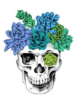 Stickers Autocollants enfant Tête de mort réf 294