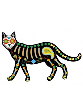 Stickers Autocollants enfant déco CHAT design réf 59