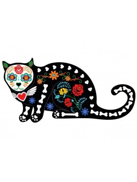 Stickers Autocollants enfant déco CHAT design réf 61