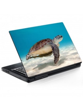 Stickers Autocollants ordinateur portable PC Déco Tortue de mer réf 080