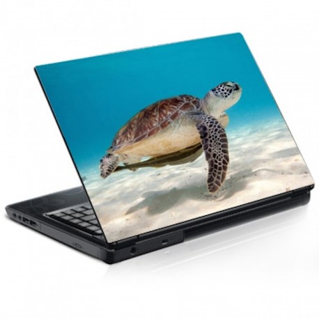 Stickers Autocollants ordinateur portable PC DÃ©co Tortue de mer rÃ©f 080