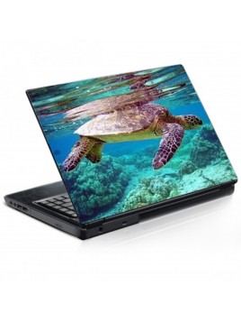 Stickers Autocollants ordinateur portable PC Déco Tortue de mer réf 081