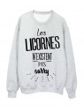 Sweat-Shirt citation les Licornes n'existent pas sorry