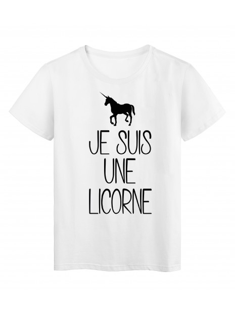 T Shirt Citation Je Suis Une Licorne