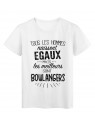 T-Shirt citation Tous les hommes naissent Ã©gaux-Boulangers rÃ©f Tee shirt 2074