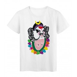 T-Shirt blanc Chine TÃªte chinoise rÃ©f Tee shirt 2135