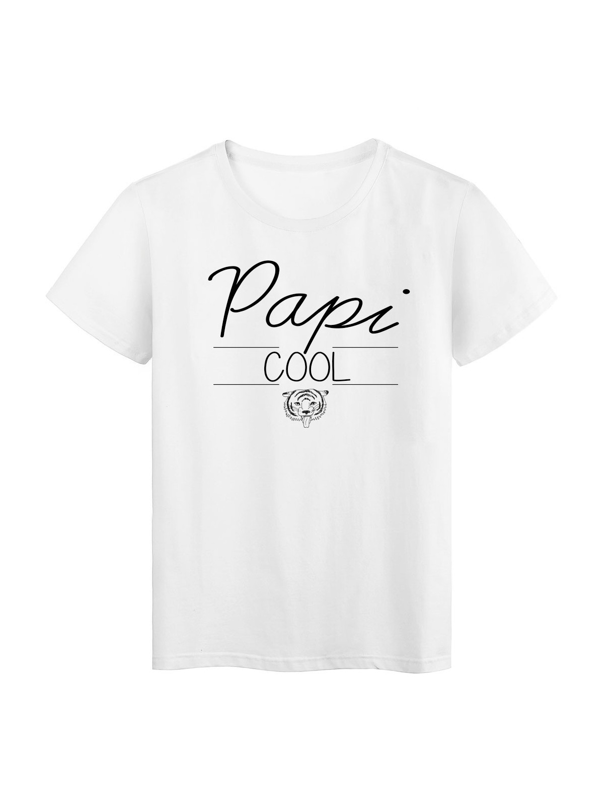 T-Shirt imprimÃ© humour design Papi Cool rÃ©f 2195
