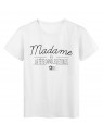 T-Shirt imprimÃ© Citation Madame a la tete dans des etoiles