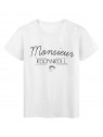 T-Shirt imprimÃ© Citation MONSIEUR ROCKNROLL