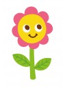 Stickers Autocollants enfant dÃ©co fleur sourire rÃ©f 463