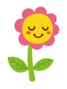 Stickers Autocollants enfant dÃ©co fleur sourire rÃ©f 465